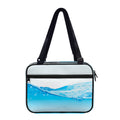 Water Wave Print Double Strap Bible Bag