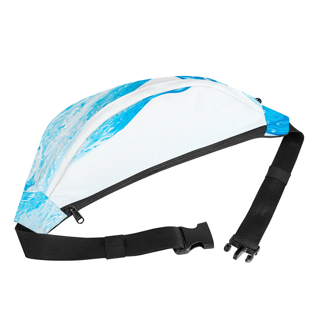 Water Wave Print Fanny Pack