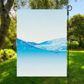 Water Wave Print Garden Flag