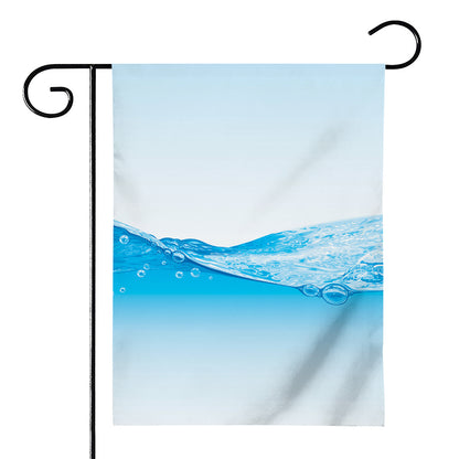 Water Wave Print House Flag