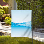 Water Wave Print House Flag