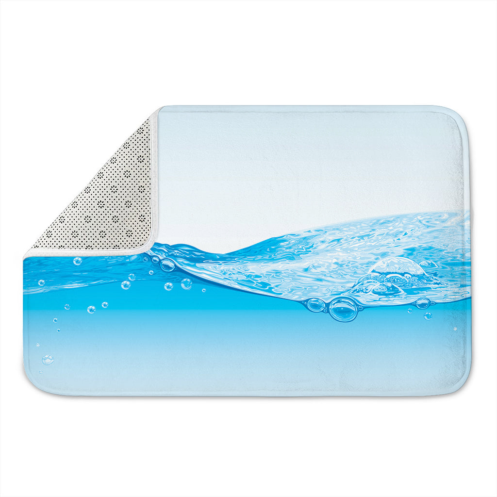 Water Wave Print Indoor Door Mat
