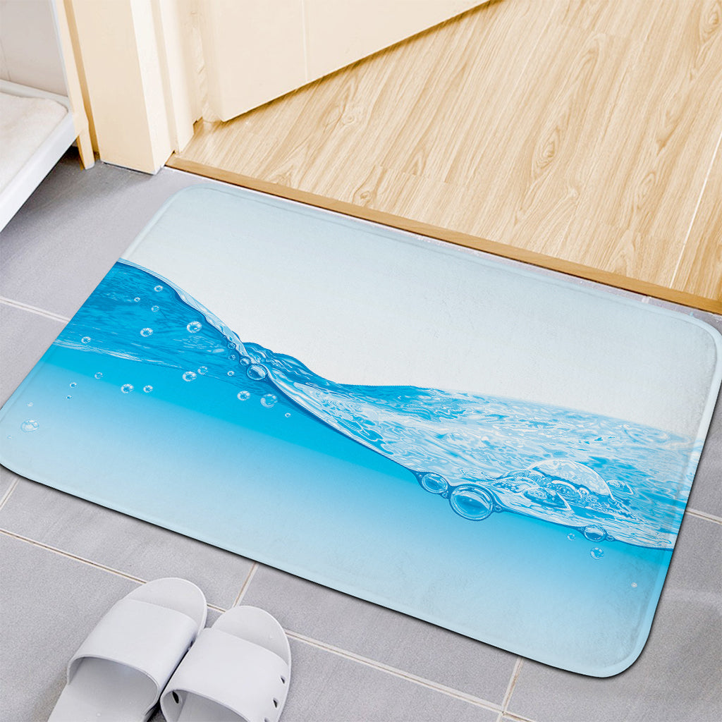 Water Wave Print Indoor Door Mat