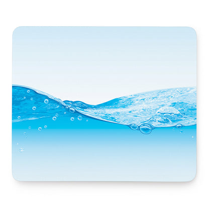 Water Wave Print Mouse Pad