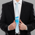 Water Wave Print Necktie