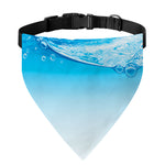 Water Wave Print Over The Collar Dog Bandana