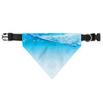 Water Wave Print Over The Collar Dog Bandana
