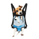 Water Wave Print Pet Carrier Backpack