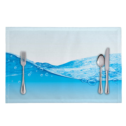 Water Wave Print Placemat
