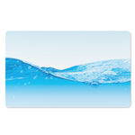 Water Wave Print Polyester Doormat