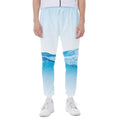 Water Wave Print Joggers