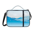Water Wave Print Shoulder Strap Bible Bag