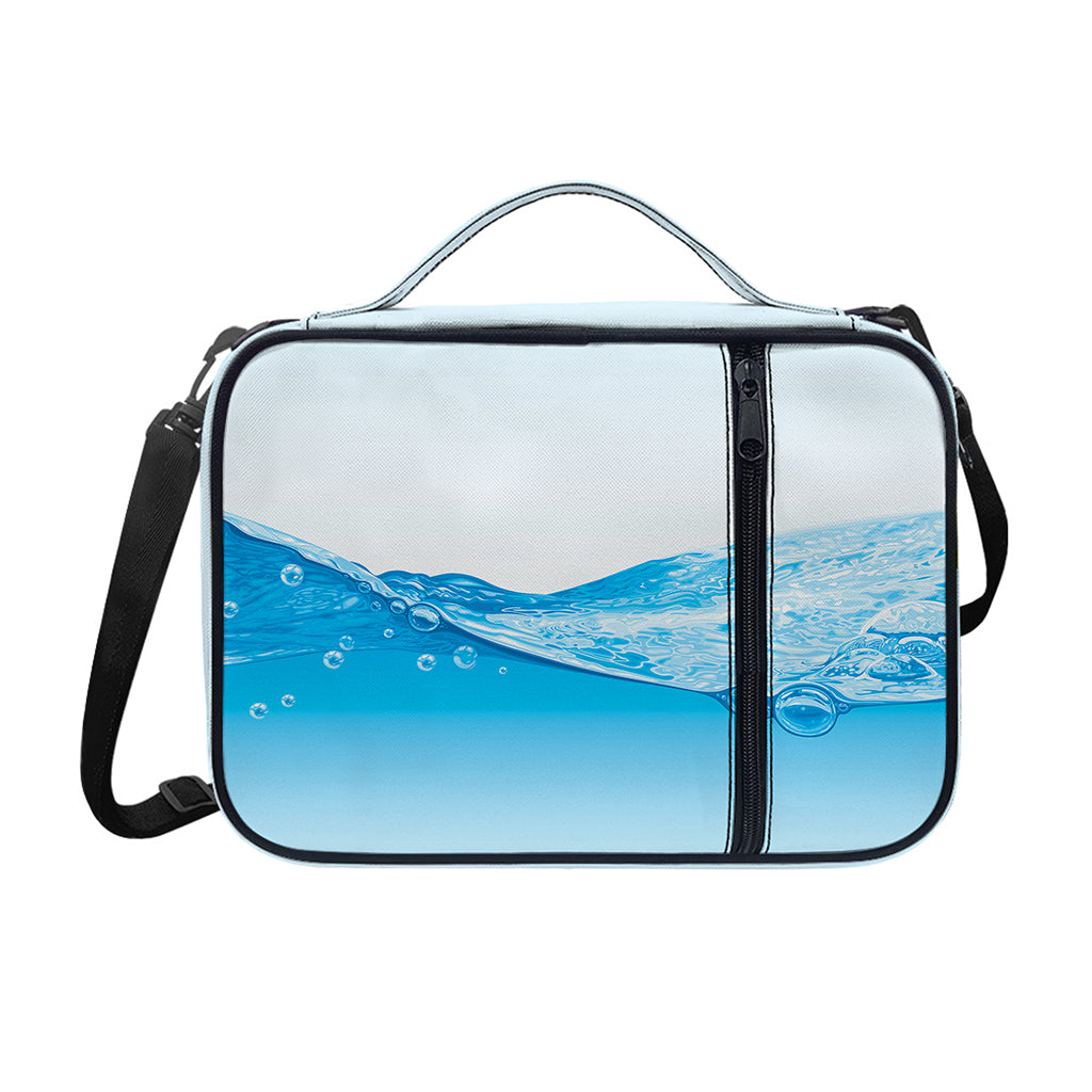 Water Wave Print Shoulder Strap Bible Bag
