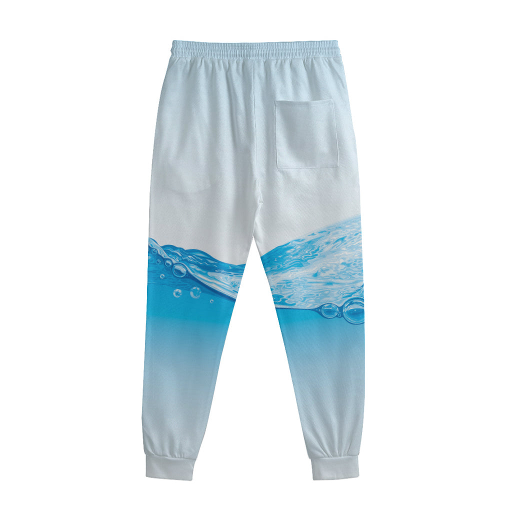 Water Wave Print Sweatpants