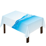 Water Wave Print Tablecloth