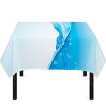 Water Wave Print Tablecloth