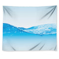 Water Wave Print Tapestry