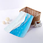 Water Wave Print Towel