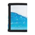 Water Wave Print Trifold Wallet