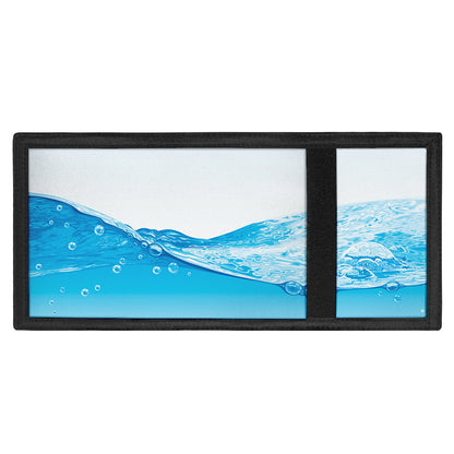 Water Wave Print Trifold Wallet