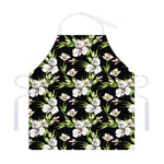 Watercolor Alstroemeria Pattern Print Adjustable Apron