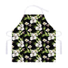 Watercolor Alstroemeria Pattern Print Adjustable Apron