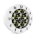 Watercolor Alstroemeria Pattern Print Alarm Clock