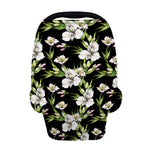 Watercolor Alstroemeria Pattern Print Baby Seat Cover