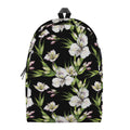 Watercolor Alstroemeria Pattern Print School Backpack