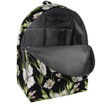 Watercolor Alstroemeria Pattern Print Backpack