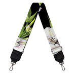 Watercolor Alstroemeria Pattern Print Bag Strap