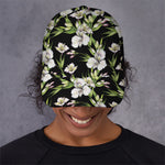 Watercolor Alstroemeria Pattern Print Baseball Cap