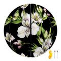 Watercolor Alstroemeria Pattern Print Basketball
