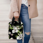 Watercolor Alstroemeria Pattern Print Bible Tote Bag