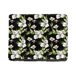 Watercolor Alstroemeria Pattern Print Bifold Wallet