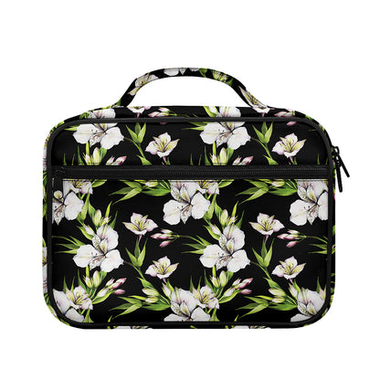 Watercolor Alstroemeria Pattern Print Briefcase Bible Bag