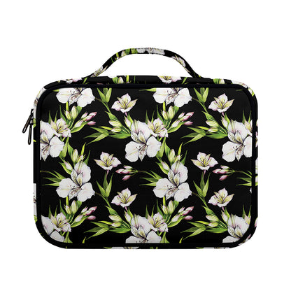 Watercolor Alstroemeria Pattern Print Briefcase Bible Bag