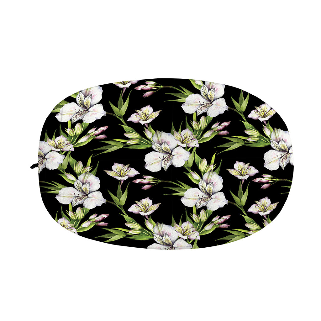 Watercolor Alstroemeria Pattern Print Car Side Mirror Covers