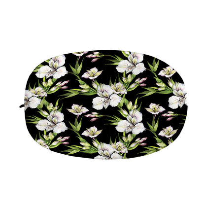 Watercolor Alstroemeria Pattern Print Car Side Mirror Covers