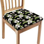 Watercolor Alstroemeria Pattern Print Chair Cushion Cover