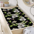 Watercolor Alstroemeria Pattern Print Changing Pad Cover