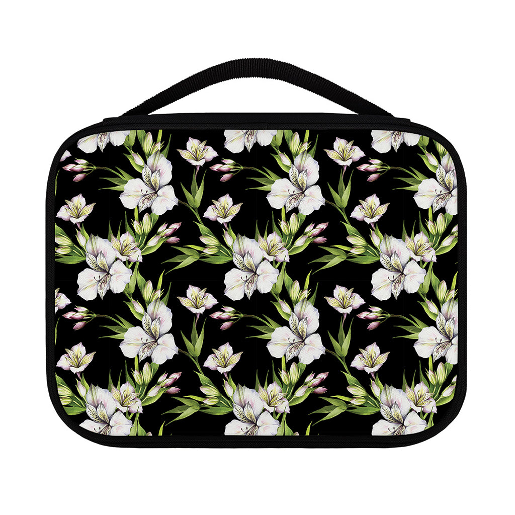 Watercolor Alstroemeria Pattern Print Classic Bible Case