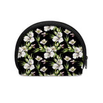 Watercolor Alstroemeria Pattern Print Coin Purse