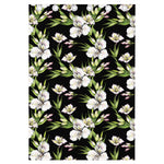 Watercolor Alstroemeria Pattern Print Curtain