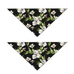 Watercolor Alstroemeria Pattern Print Dog Bandana