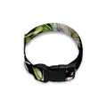 Watercolor Alstroemeria Pattern Print Dog Collar