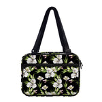 Watercolor Alstroemeria Pattern Print Double Strap Bible Bag