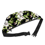 Watercolor Alstroemeria Pattern Print Fanny Pack