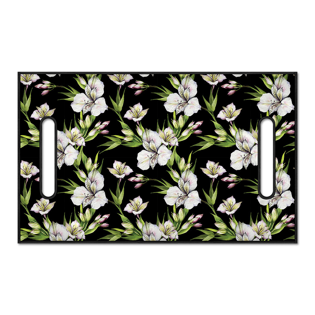 Watercolor Alstroemeria Pattern Print Golf Cart Seat Cover