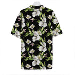 Watercolor Alstroemeria Pattern Print Hawaiian Shirt